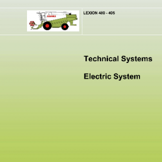 Claas Lexion 480-405 Technical Systems