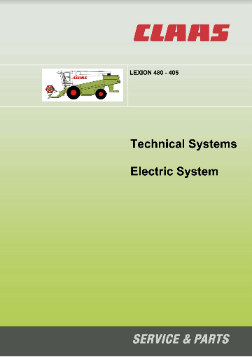 Claas Lexion 480-405 Technical Systems