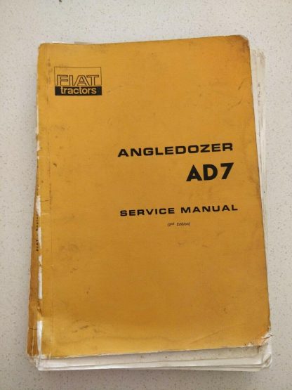 fiat angledozer ad7 service manual
