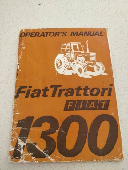 FiatTrattori tractor 1300 operator's manual
