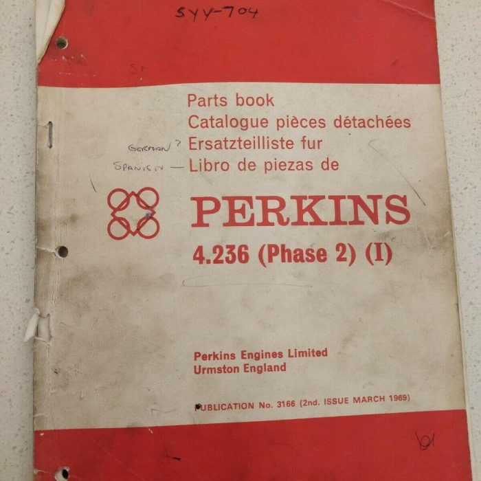 perkins 4.236 parts book catalog phase 2