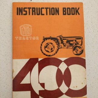 UTB Universal 400 U/V/L tractors operator instruction book